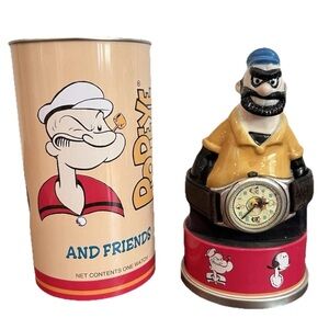 Fossil Watch Popeye Brutus Figurine Series Vintage 90s 1994 Never Worn